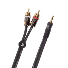 Інсертний кабель D'Addario Custom Series Dual RCA to 3.5 Stereo Mini Jack Cable (1.5m) (PW-MP-05)