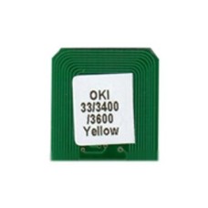 Чип для картриджа OKI C3300/3400/3600 (2.5K) Yellow BASF (WWMID-71090)