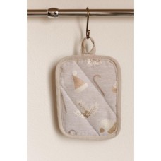 Кухонна прихватка Прованс Шапочки на бежевому 15х20 см (037916)