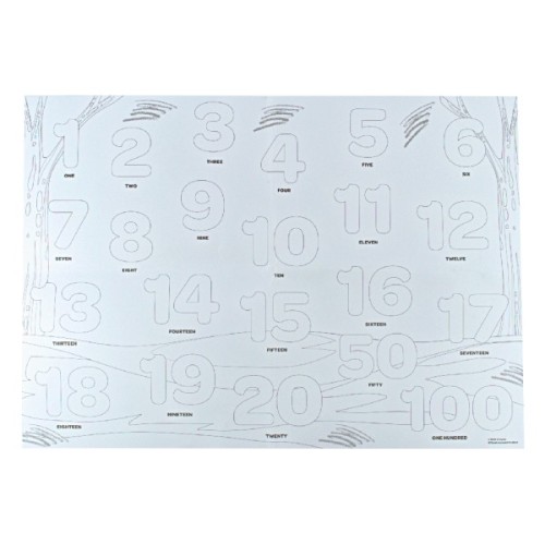 Набір для творчості Crayola Розмальовка Навчальні плакати: Джунглі З олівцями (15756)