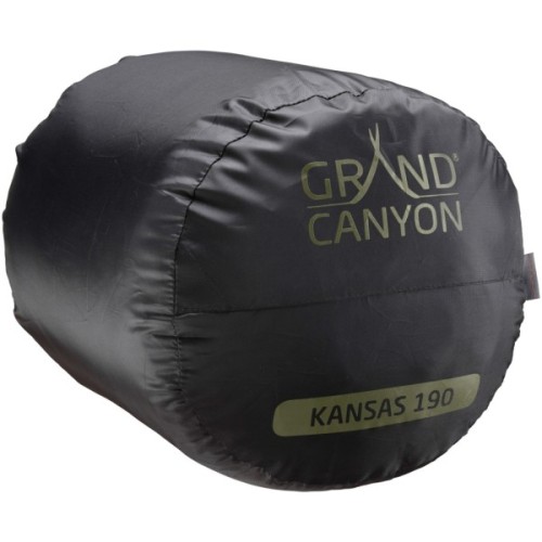 Спальний мішок Grand Canyon Kansas 190 0°C Capulet Olive Left (340019)