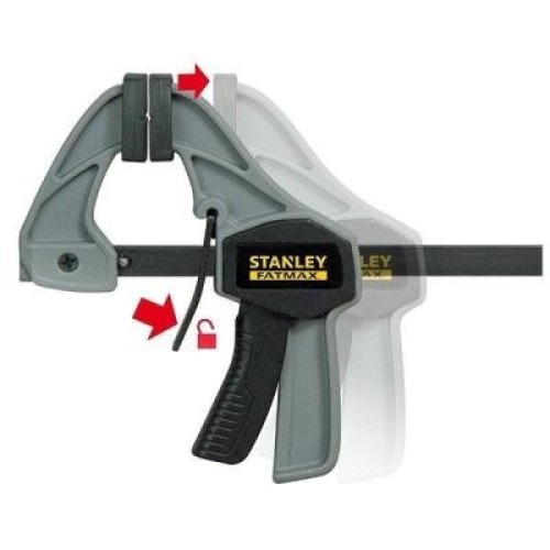 Струбцина Stanley FatMax М триггерная, сжатие 150мм, 45кг. (FMHT0-83232)