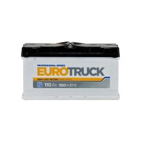Акумулятор автомобільний EUROTRUCK 6СТ-110АЗ (1) (+/-) (L5) 950А 12V (E)