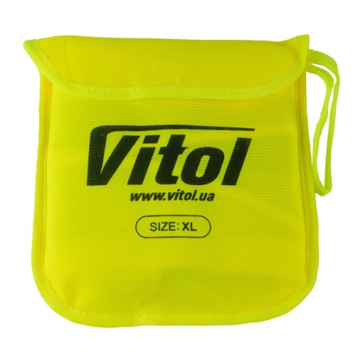 Жилет сигнальний VITOL жовтий 116B XL (ЖБ003)