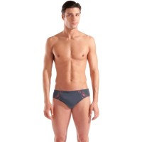 Плавки Arena Poseidonia Swim Briefs 009075-504 сірий, рожевий 90 (3468337621966)