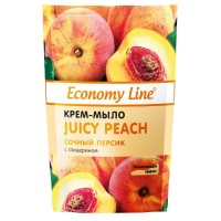 Рідке мило Sama Economy Line Соковитий персик з гліцерином 460 г (4820270630525)