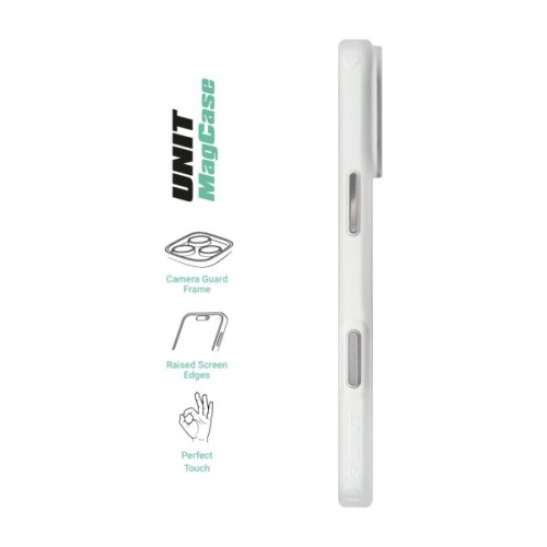 Чохол до мобільного телефона Armorstandart Unit-C MagCase Apple iPhone 17 Pro Max Matte Clear Silver (ARM91205)