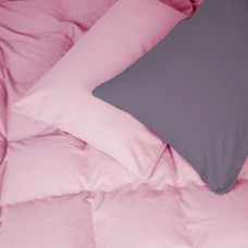 Постільна білизна MirSon 001-008 Ash grey/Pink Фланель 2 x 160 x 220 Сімейний Євро (2200009660924)