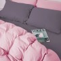 Постільна білизна MirSon 001-008 Ash grey/Pink Фланель 2 x 160 x 220 Сімейний Євро (2200009660924)
