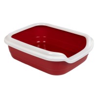 Туалет для котів Природа Comfort L (бордо) (4823082417391)