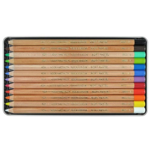 Олівці кольорові Koh-i-Noor Gioconda 8872 пастельні 12 кольорів (8827012005PL)