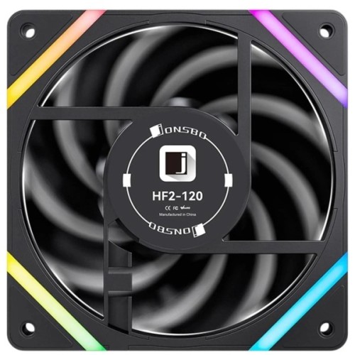 Кулер до корпусу JONSBO HF2-120B ARGB Black