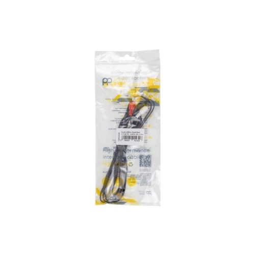 Кабель мультимедійний 3.5mm M to 2xRCA M 2.5m PowerPlant (CA914326)