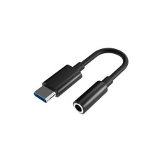 Перехідник USB-C M to 3.5mm F 0.1m black Defender (63011)