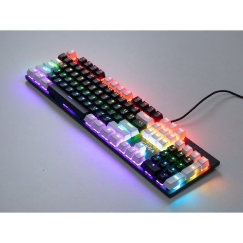 Клавіатура Vinga KBGM-095 LED Orange Switch USB White/Black (KBGM-095Y White/Black)