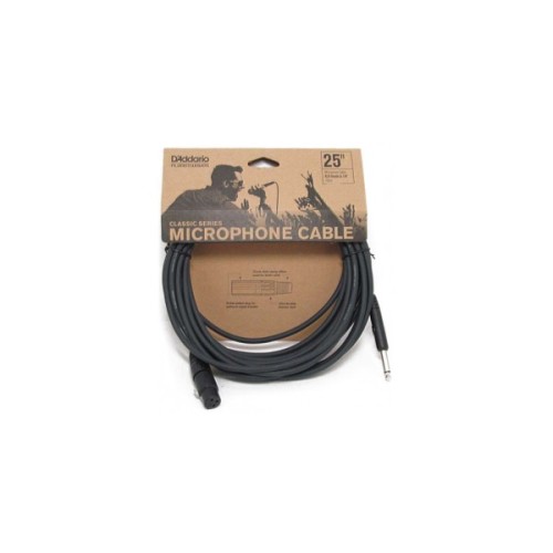 Мікрофонний кабель D'Addario Classic Series Microphone Cable 7.5m (PW-CGMIC-25)