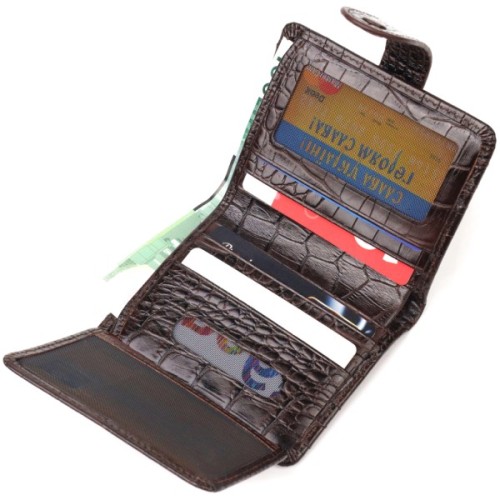 Гаманець Canpellini З натуральної шкіри Коричневий (21689)