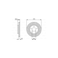 Гальмівний диск Bosch 0 986 479 783