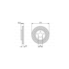 Гальмівний диск Bosch 0 986 479 783
