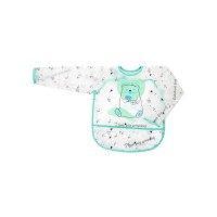 Нагрудничок Akuku з рукавами, Тедді (A0518)