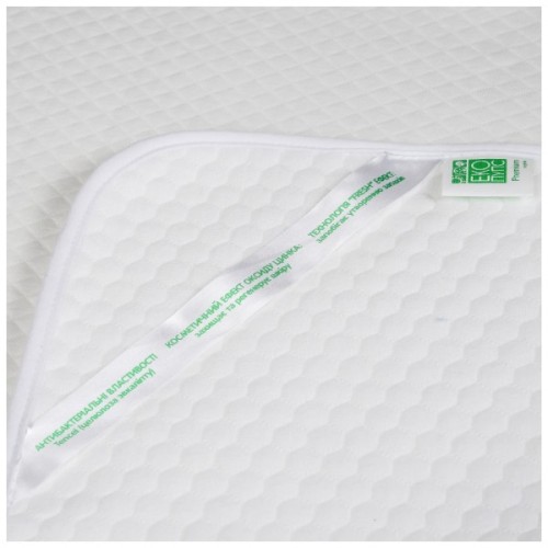 Пелюшки для малюків Еко Пупс Soft Touch Premium непромокаюча двостороння 50 х 70 см білий (EPG07W-5070b)