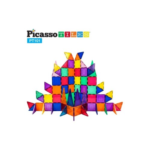 Конструктор Picasso магнітний Tiles Magnetic Building Blocks 101 деталь (817338022402)
