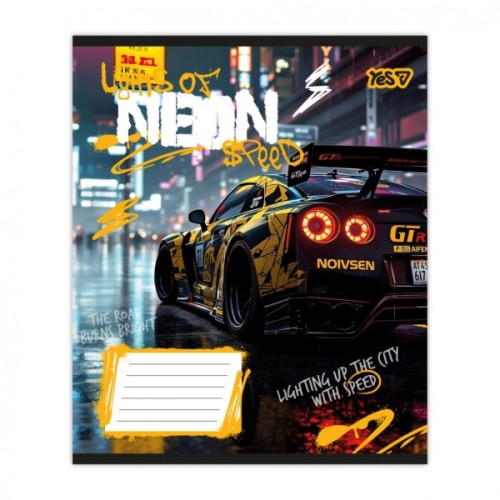 Зошит Yes Neon А5 18 аркушів лінія (768811)