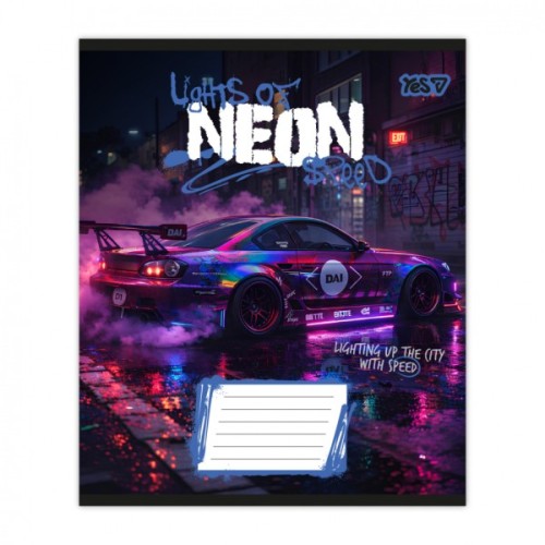 Зошит Yes Neon А5 18 аркушів лінія (768811)
