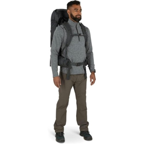 Рюкзак туристичний Osprey Rook 50 dark charcoal/silver lining O/S (009.3522)