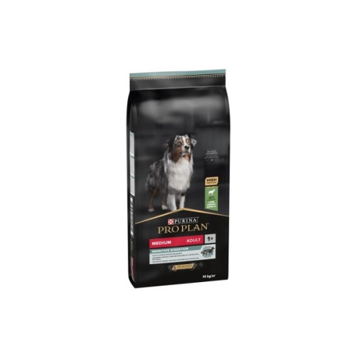 Сухий корм для собак Purina Pro Plan Medium з чутливим травленням (ягня) 14 кг (7613035214774)