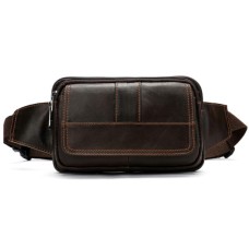 Сумка Vintage На пояс Коричнева (14726)
