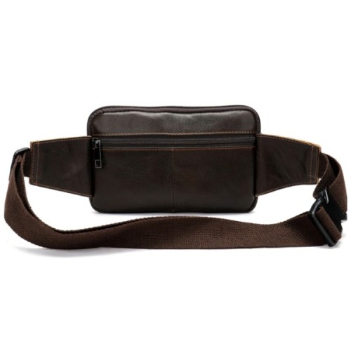 Сумка Vintage На пояс Коричнева (14726)