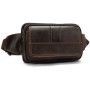 Сумка Vintage На пояс Коричнева (14726)