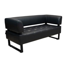 Диван офісний Richman Офіс Подвійний зі спинкою і підлокітниками на металокаркасі Роккі 100 (R00000048416)