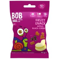 Дитячі снеки Bob Snail фруктові яблуко-чорна смородина 40 г (1740861)