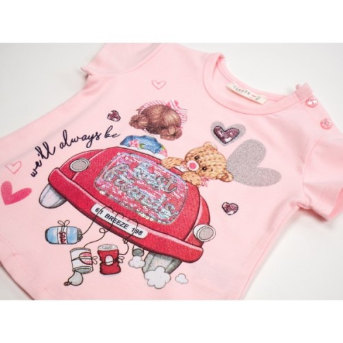 Футболка дитяча Breeze BEST FRIENDS (14114-92G-pink)