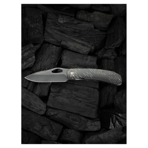 Ніж Weknife Inmate, Darkwash, темний титан (WE23096B-4)