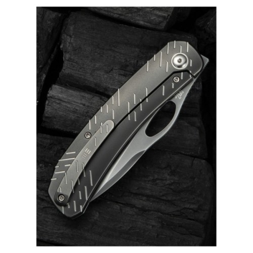 Ніж Weknife Inmate, Darkwash, темний титан (WE23096B-4)