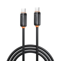 Дата кабель USB-C to USB-C 1.0m 27W black XO (XO-CB-300CC-BK)