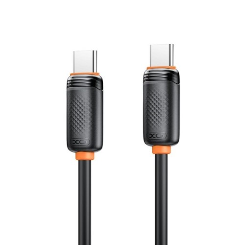 Дата кабель USB-C to USB-C 1.0m 27W black XO (XO-CB-300CC-BK)
