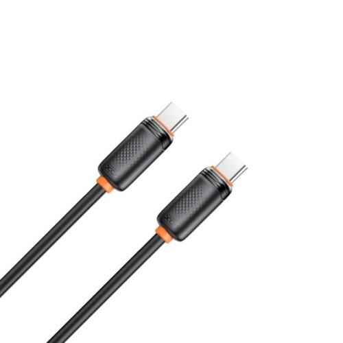 Дата кабель USB-C to USB-C 1.0m 27W black XO (XO-CB-300CC-BK)