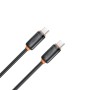 Дата кабель USB-C to USB-C 1.0m 27W black XO (XO-CB-300CC-BK)