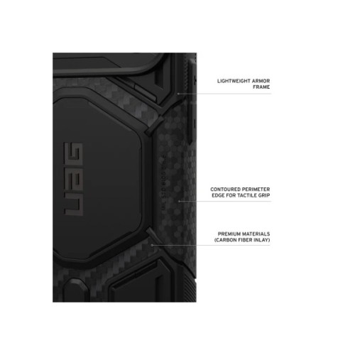Чохол до мобільного телефона UAG Monarch Pro Magsafe iPhone 18 Pro Max Carbon Fiber (114568114242)