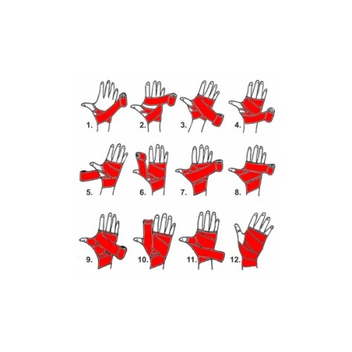 Бинт для спорту PowerPlay 3047 4 м Red (PP_3047_4m_Red)