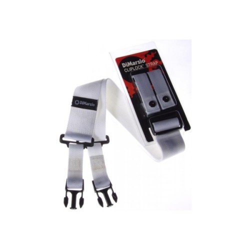 Ремінь для гітари DiMarzio 2 Inch Nylon ClipLock White (DD2200W)