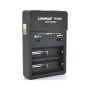 Зарядний пристрій для акумуляторів Liitokala 2 Slots, USB1/QC/3.0, USB2/2.4A, NiMHC(R14)/SC/AA/AAA/17670, Li-ion10440...26650 (Lii-TR2000)