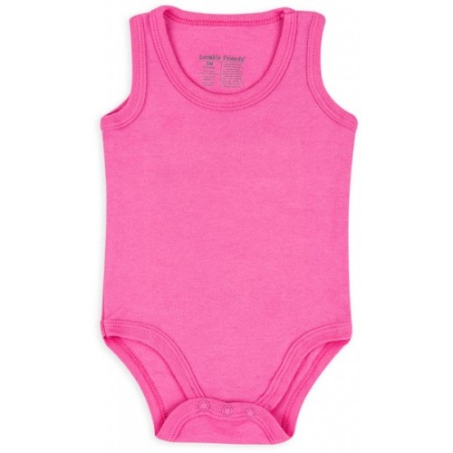 Боді дитяче Luvable Friends 3 шт без рукавів з малюнком для дівчаток (37310.0-3 F)