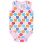 Боді дитяче Luvable Friends 3 шт без рукавів з малюнком для дівчаток (37310.0-3 F)