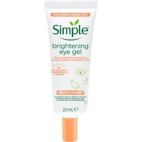 Гель для обличчя Simple Brightening Eye Gel Protect N Glow Освітлюючий для області навколо очей 25 мл (8720181074578)