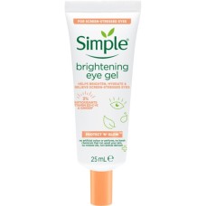 Гель для обличчя Simple Brightening Eye Gel Protect N Glow Освітлюючий для області навколо очей 25 мл (8720181074578)